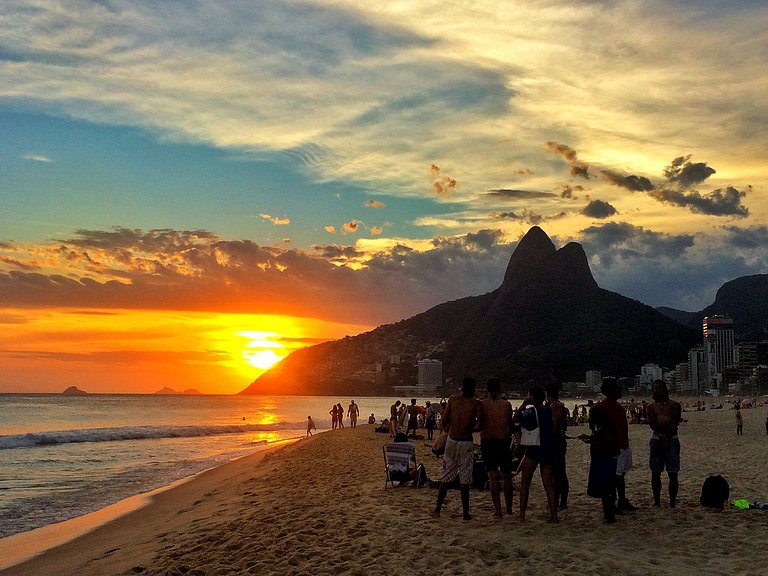 Studio Ipanema 200m Beach Bars Restaurants Metro