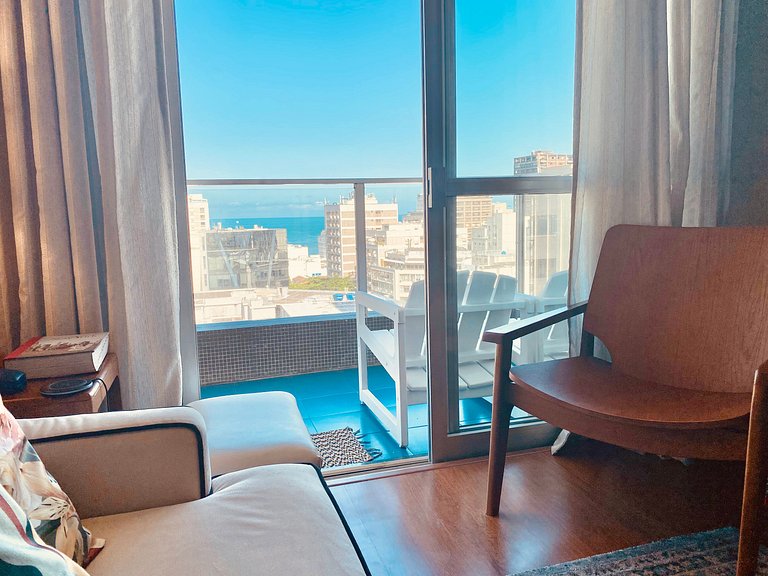 Leblon 2 Bed Sea View Pool Sauna Garage