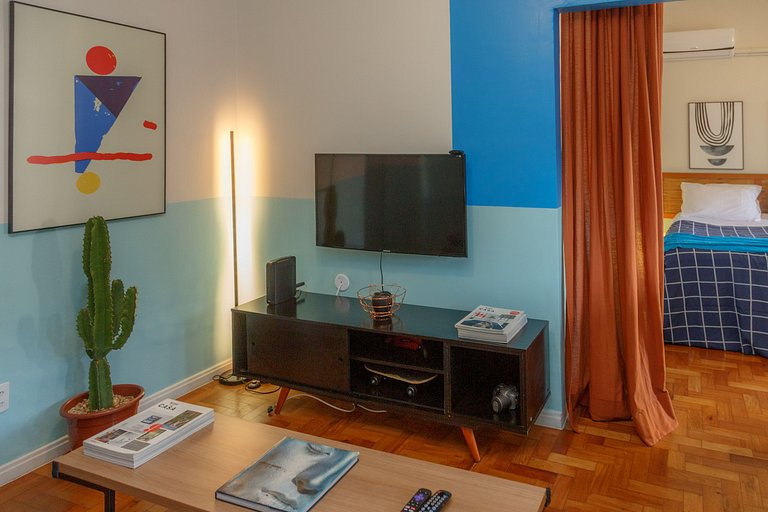 Estudio en Ipanema a 200m de la playa, bares, restaurantes y