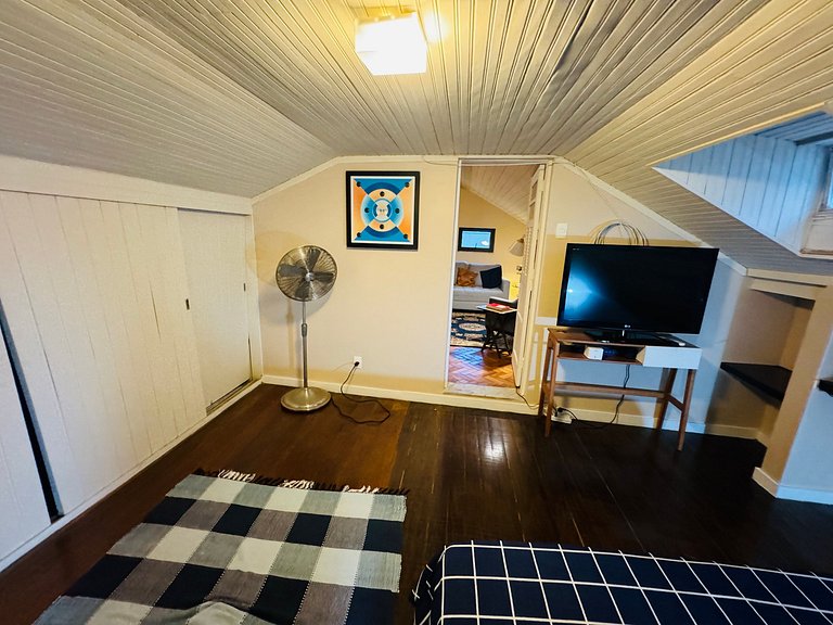 Studio with terrace and shower