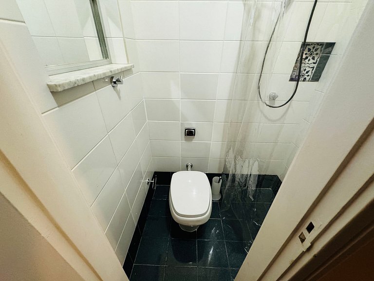 Studio with terrace and shower