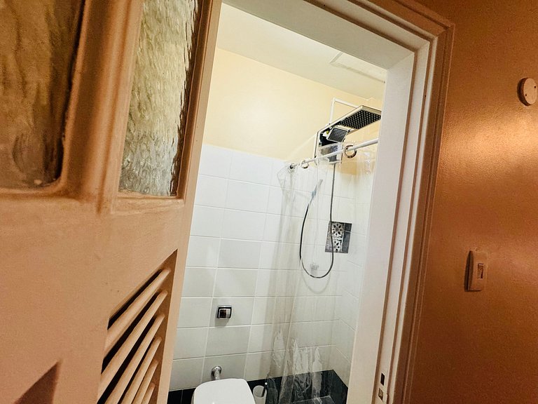 Studio with terrace and shower