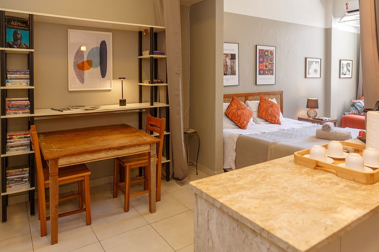 ESTUDIO EN COPACABANA CERCA DE LA PLAYA - SALTO EN CAMA COPA