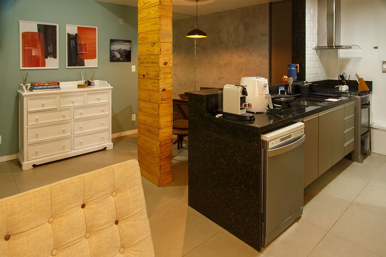 Apartamento 2 Dormitorios Leblon 200m Playa Junto Malls 102