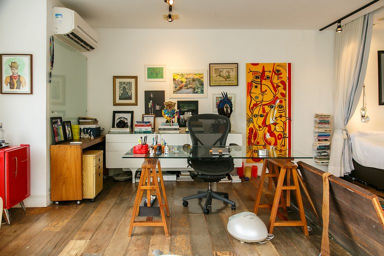 Duplex na Gávea com Vista deslumbrante, perto de Tudo!