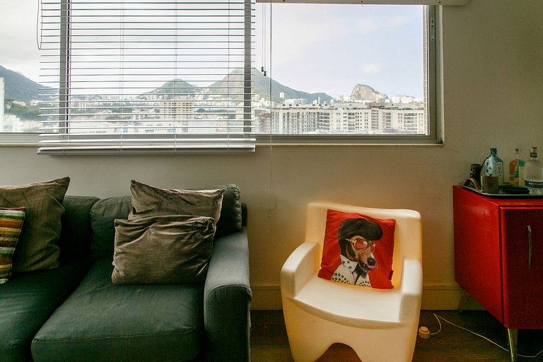 Duplex na Gávea com Vista deslumbrante, perto de Tudo!