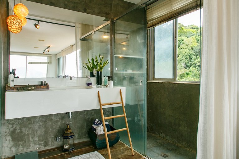Duplex na Gávea com Vista deslumbrante, perto de Tudo!