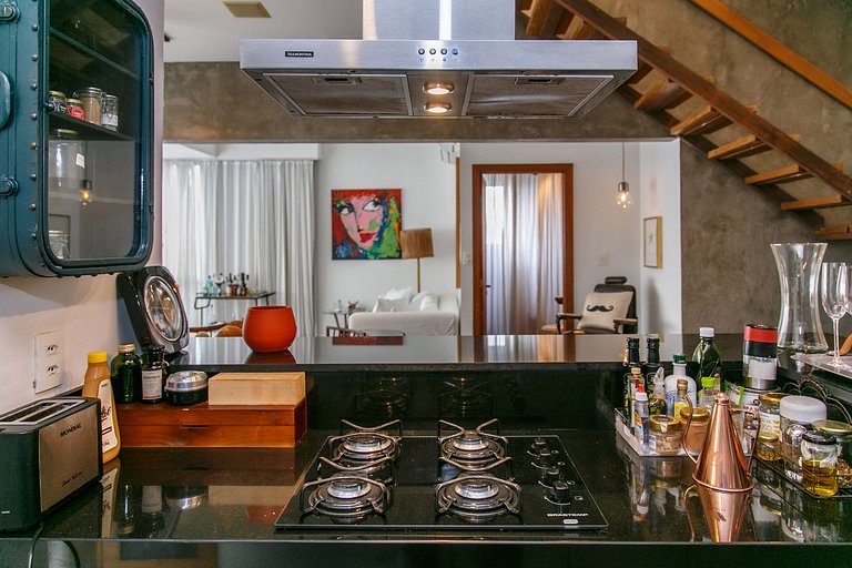Duplex na Gávea com Vista deslumbrante, perto de Tudo!