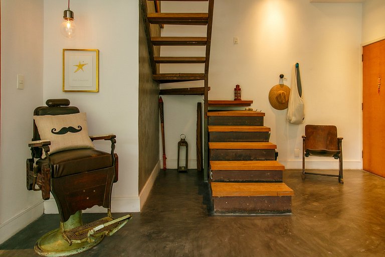 Duplex na Gávea com Vista deslumbrante, perto de Tudo!