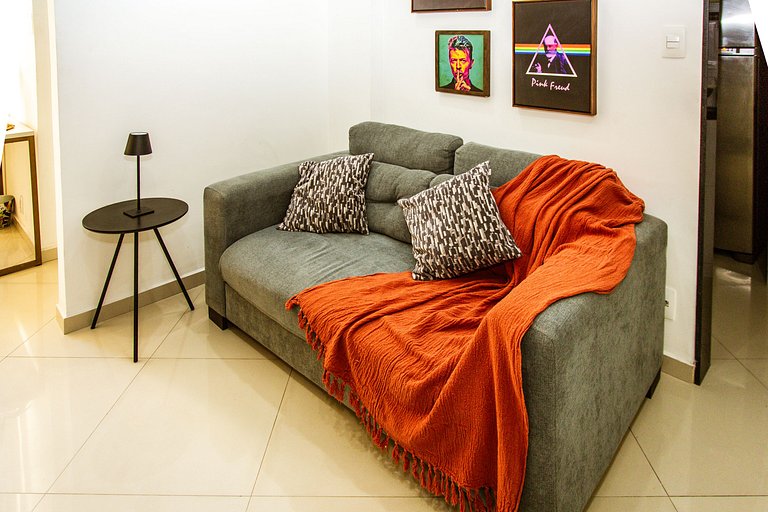 Estudio 100m da praia perto de tudo