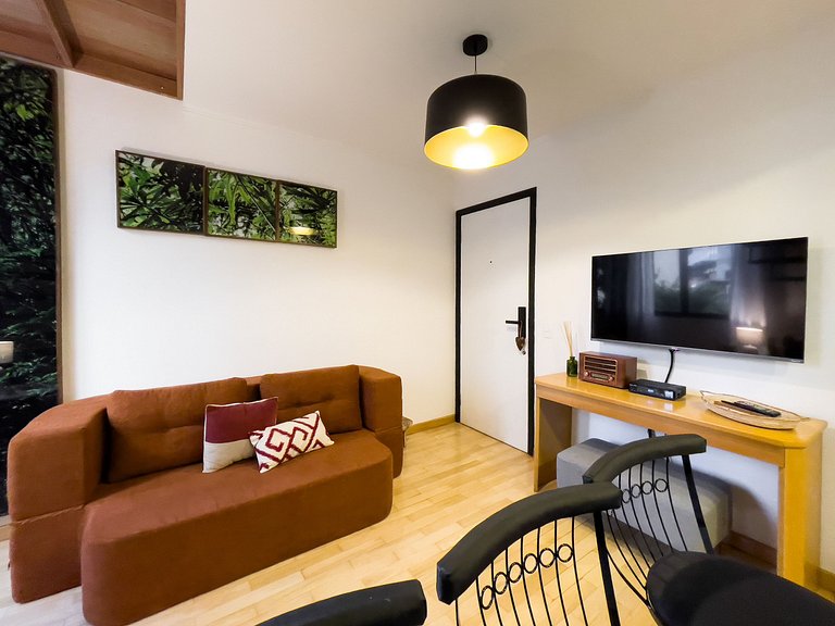Duplex Moderno Vila Olímpia | Wi-Fi 600M e Vaga