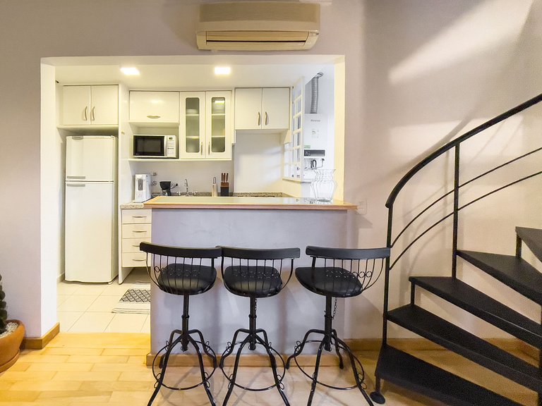 Duplex Moderno Vila Olímpia | Wi-Fi 600M e Vaga