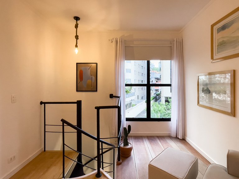Duplex Moderno Vila Olímpia | Wi-Fi 600M e Vaga